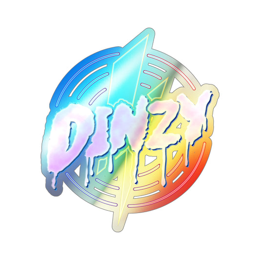 Holographic Dinzy Sticker